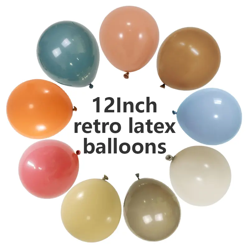 12 düymlük retro lateks şarlar