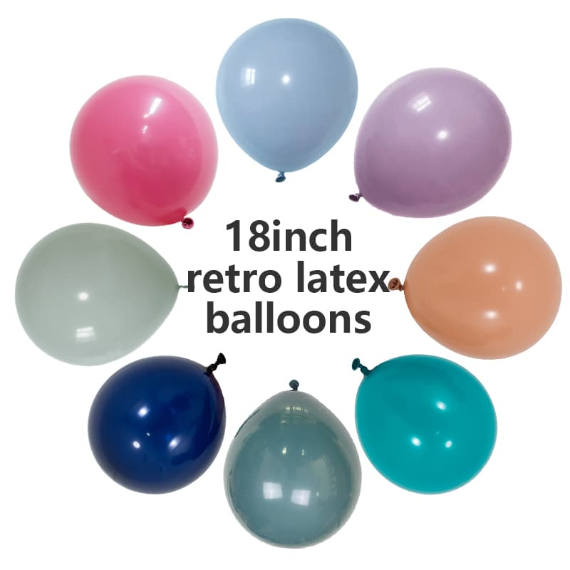 18 düymlük retro lateks şarlar
