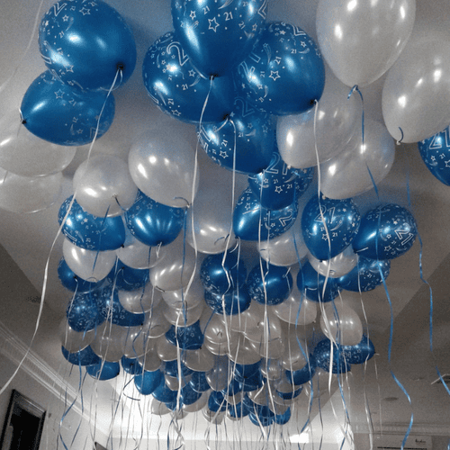 Lateks Balonları Heliumla Üzə bilər