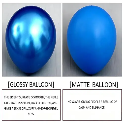 Mat və Parlaq Lateks Balonlar