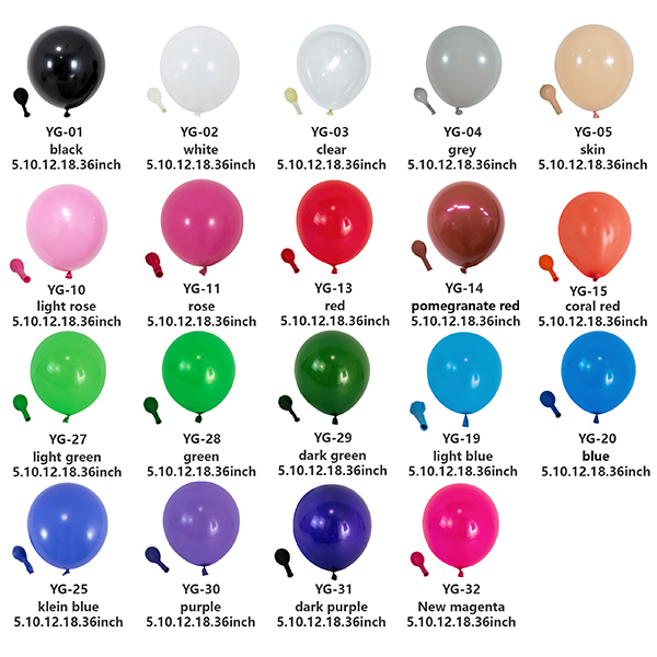 Pərakəndə Mağazalar üçün Mat Lateks Balon Rəng Paketlərini Necə Planlaşdırmaq olar