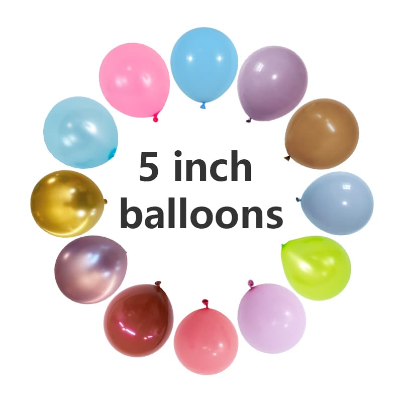 5 düymlük lateks balon