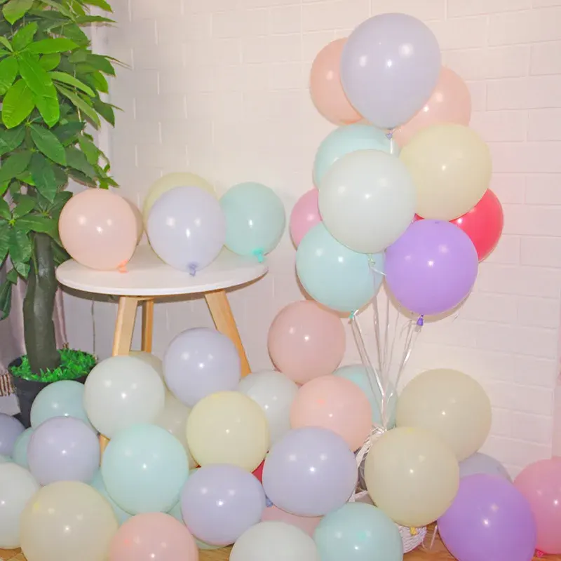 5 düymlük makaron balonları