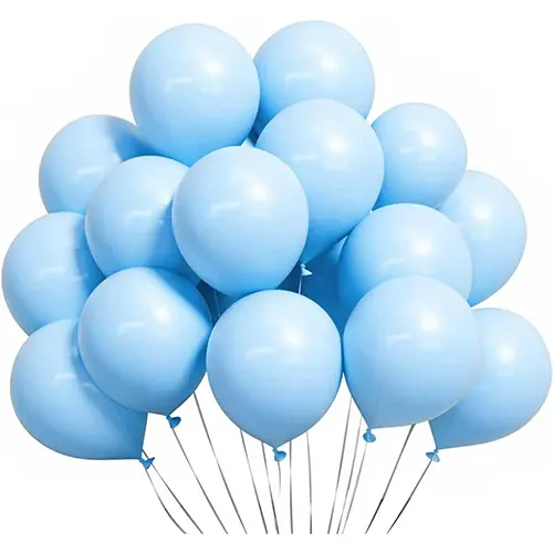 Mavi Makaron balonları