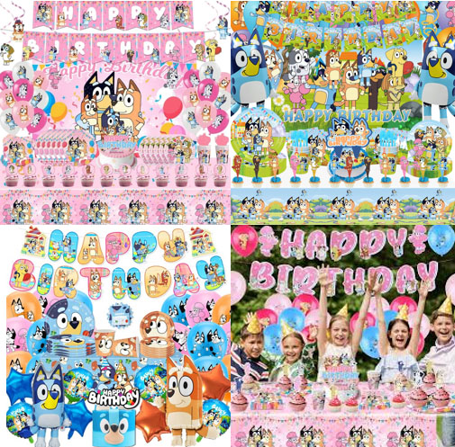 Bluey Party Dekorasiya Dəsti