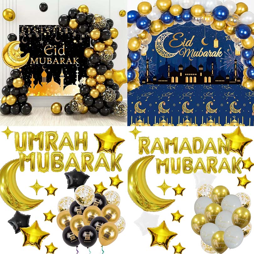 Qurban bayramı Balloon Garland dəstləri