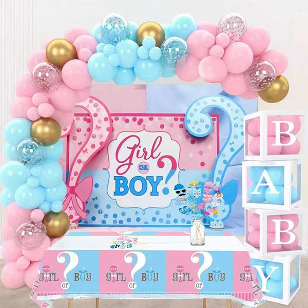 Gender Reveal şar Garland dəsti