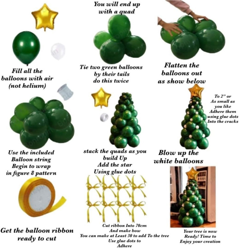 Christmas balloon decorations