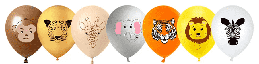 Forest Animal Latex Balloon