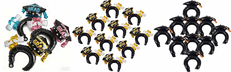 Graduation Foil Balloon Headbands