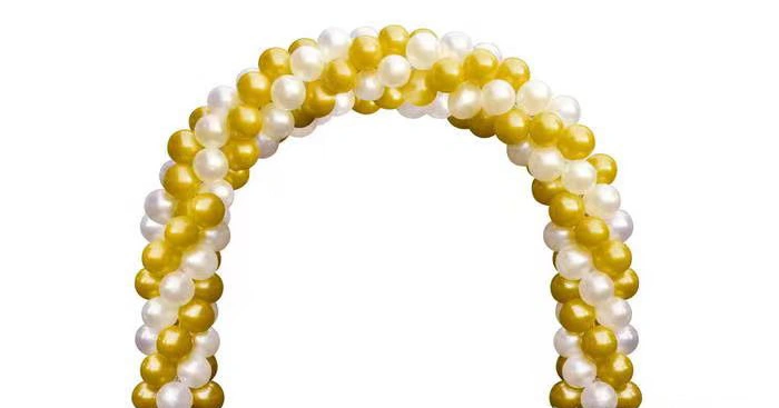 pearl balloon arch garland kit