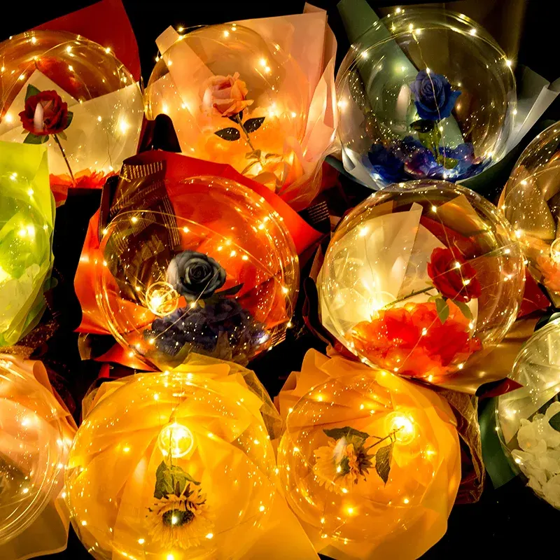LED Gül Bobo Balonları