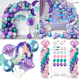 Mermaid Balon dəsti