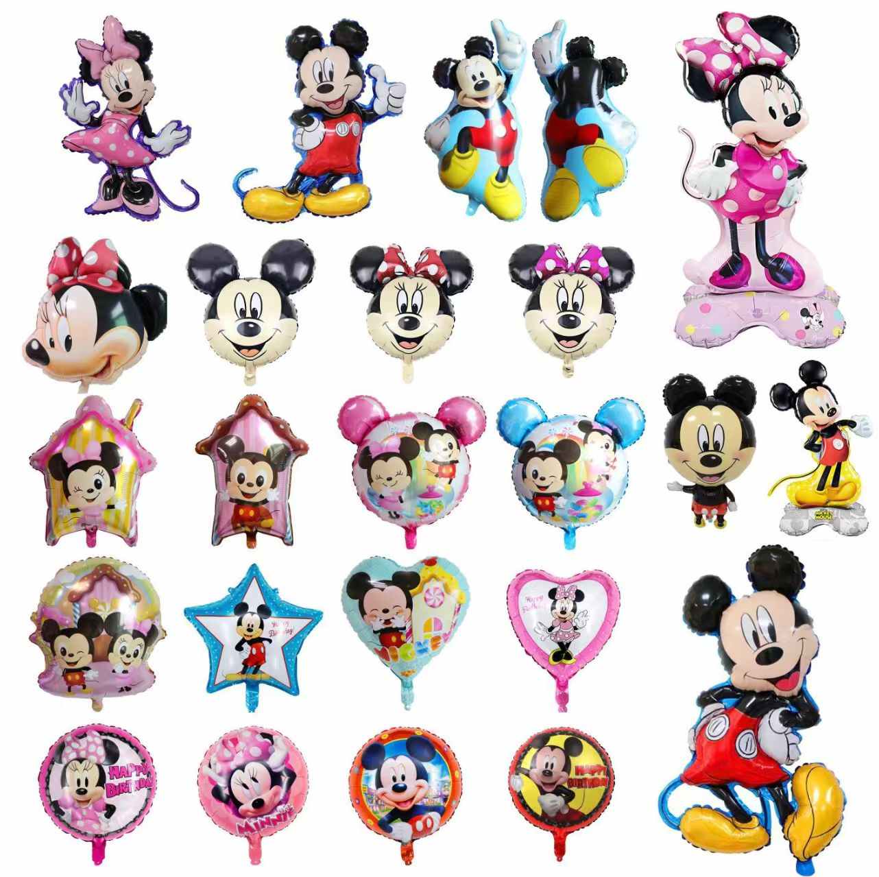 Mickey və Minnie Folqa Balonları
