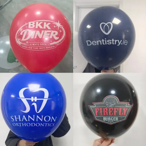 Çox Rəngli Logo Balonları