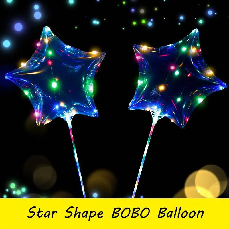 Ulduz formalı Bobo balonları