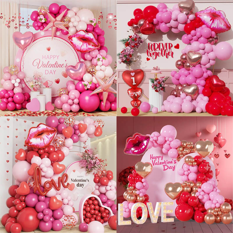 Sevgililər Günü Balon Garland dəsti